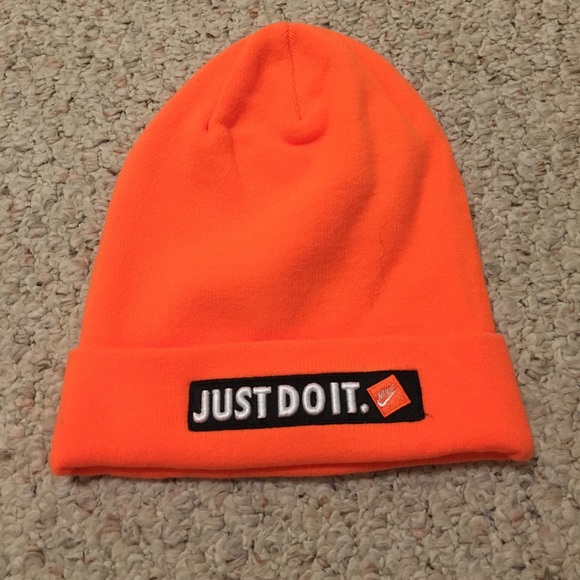 Nike bright orange “Just Do It” Beanie Nike bright orange “Just Do It” Beanie